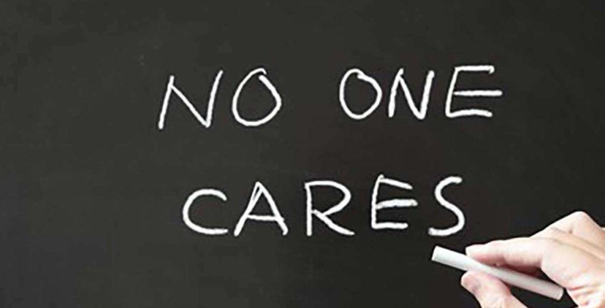 No one cares